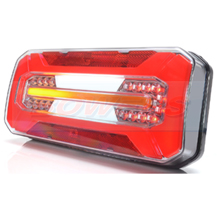 WAS W185DD 12v/24v Neon LED Rear Combination Light Lamp With Dynamic Indicator